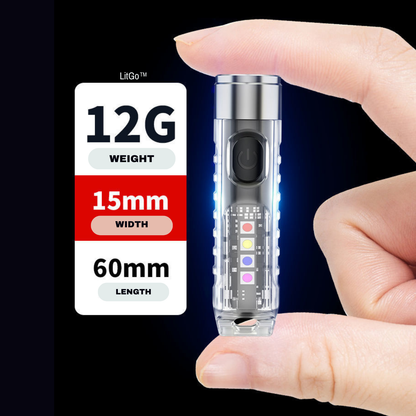 LitGo™ F11 Mini Keychain Flashlight